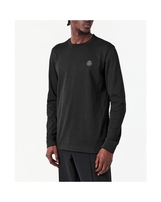 Moncler Black Casual Crew Neck Sweatshirt for men