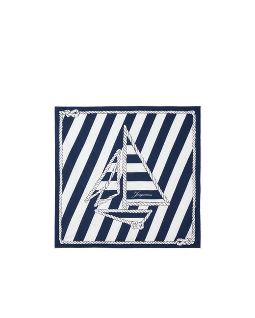 Jacquemus Blue The Bateau Corde Scarf for men