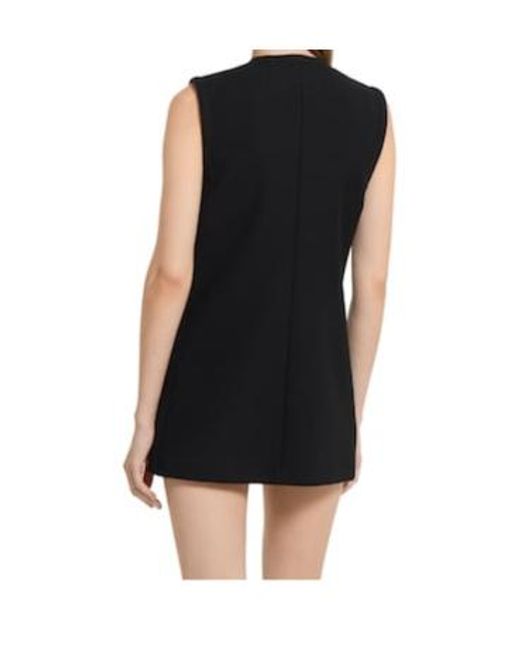 Gucci Black Maxi Buttons Vest