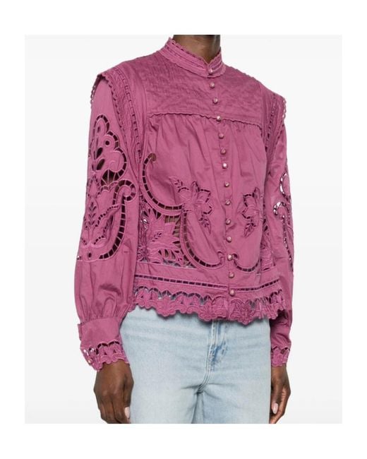 Farm Rio Purple Blouses
