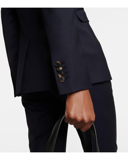 Gabriela Hearst Blue Angela Wool Blazer