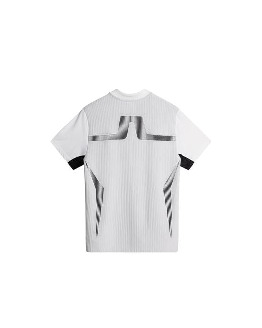 J.Lindeberg White Aleks Polo Shirt for men