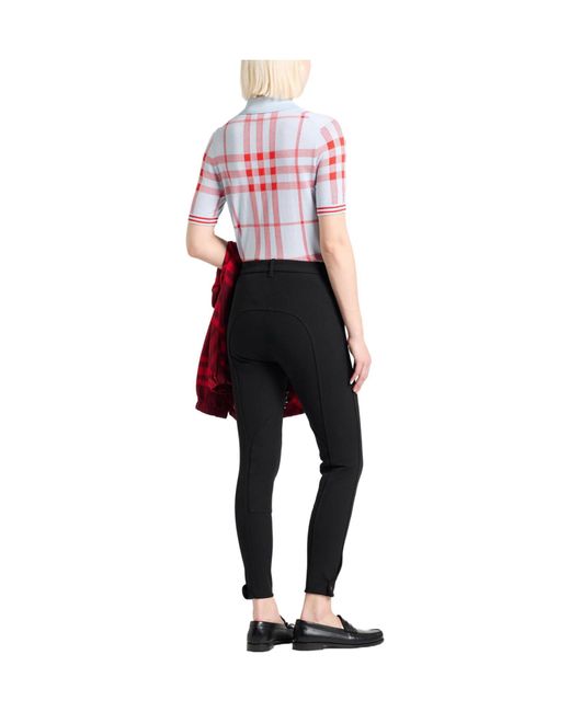 Burberry Black Elastic Skinny Pants