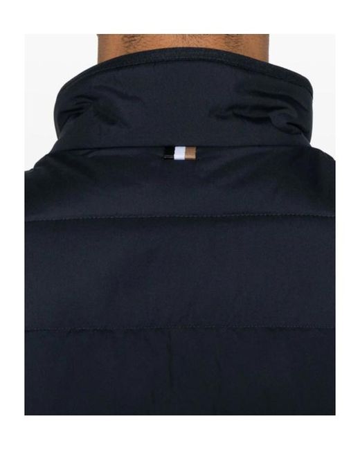 Boss Blue Logo Water-Repllent Gilet for men