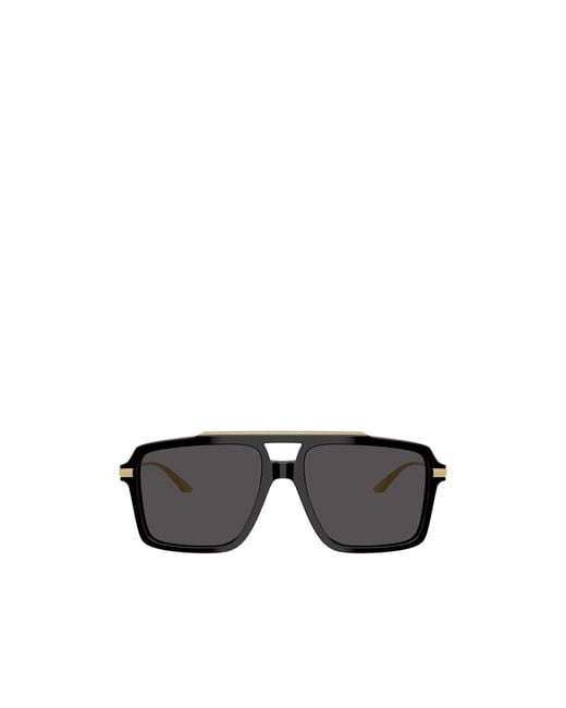 Dolce & Gabbana Black Eyewear Aviator Sunglasses