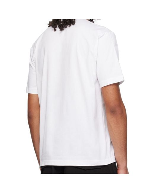 Comme des Garçons White Short-Sleeved T-Shirt for men
