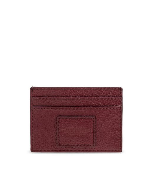 Marc Jacobs Purple Logo Card Holder