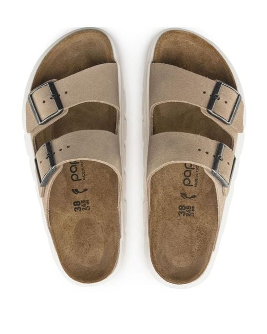 Birkenstock White Arizona Chunky Sandals
