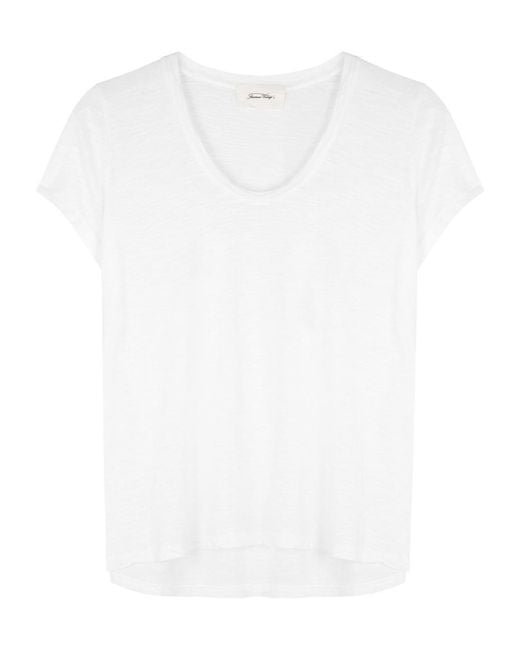 American Vintage White Short-Sleesleeved T-Shirt