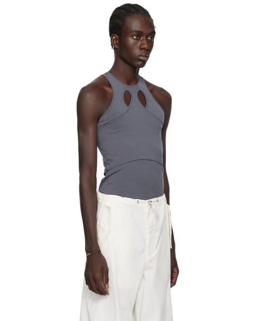 Dion Lee Multicolor Mobius Loop Cut-Out Tank Top for men