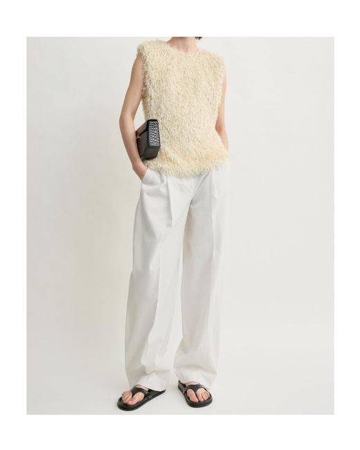 Totême Natural Feathered-Jersey Top