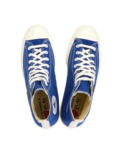 Comme des Garçons Blue Chuck Taylor '70 High-Top Sneakers for men