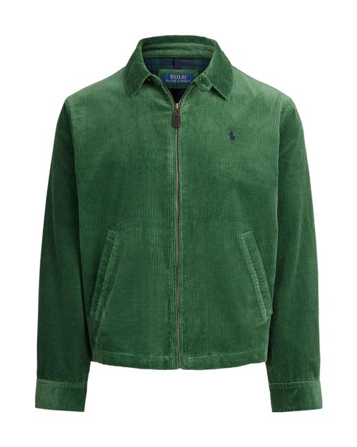 Polo Ralph Lauren Green Collared Jacket for men