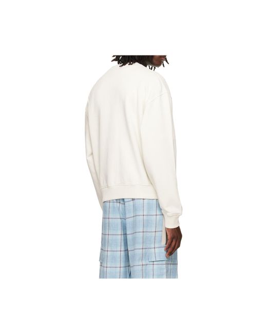 Palm Angels White Sweatshirts for men