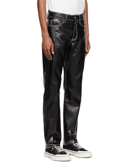 Eytys Black Orion Mid-Rise Jeans for men
