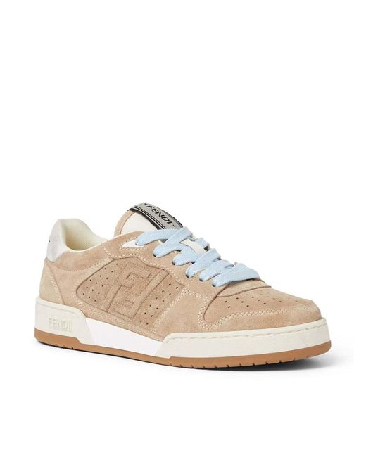 Fendi Natural Match Low-Top Sneakers