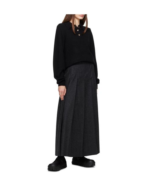 Amomento Black Vibram Mary Jane Loafers