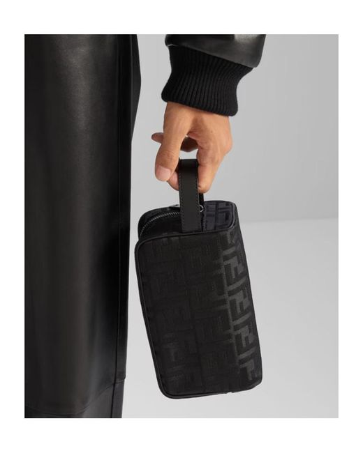 Fendi Black Ff Small Toiletry Case for men