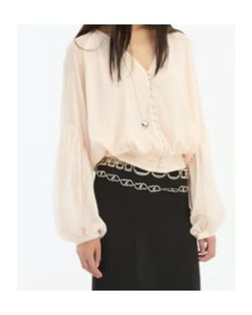 ROTATE BIRGER CHRISTENSEN Natural Boat-Neck Sweater