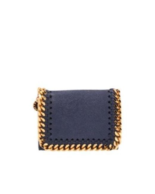 Stella McCartney Blue Trifold Wallet