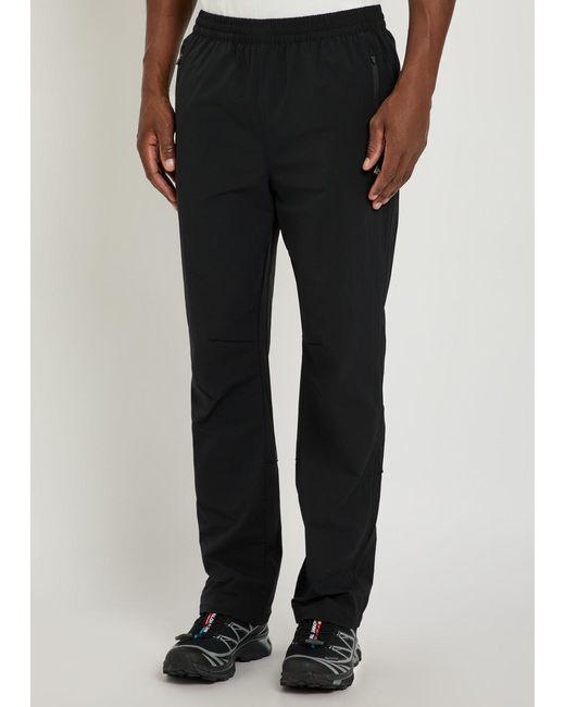 Represent Black Stretch-Nylon Track Pants for men