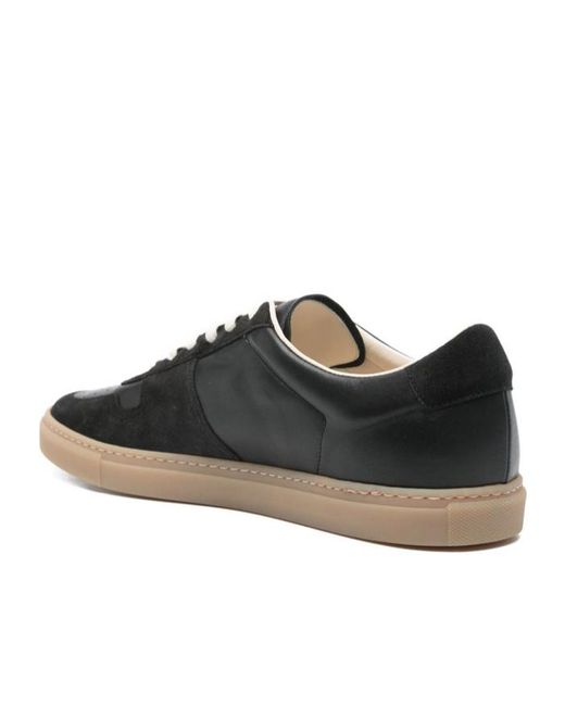 Common Projects Black Bball Duo Leather Sneakers for men