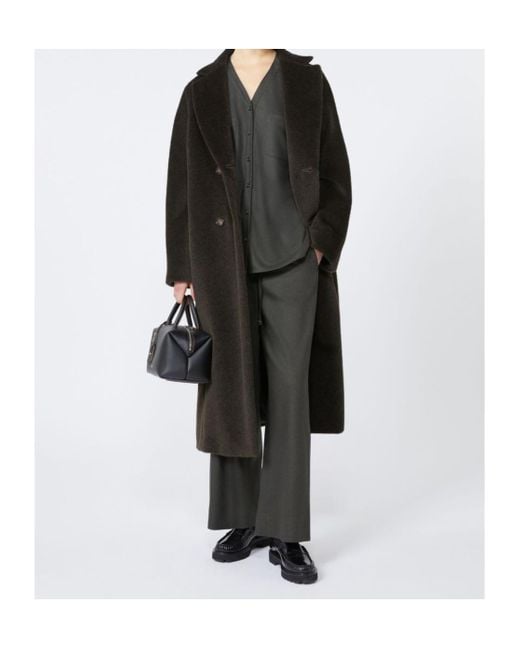Max Mara Gray 'S Floria Drawstring Wide Leg Trousers
