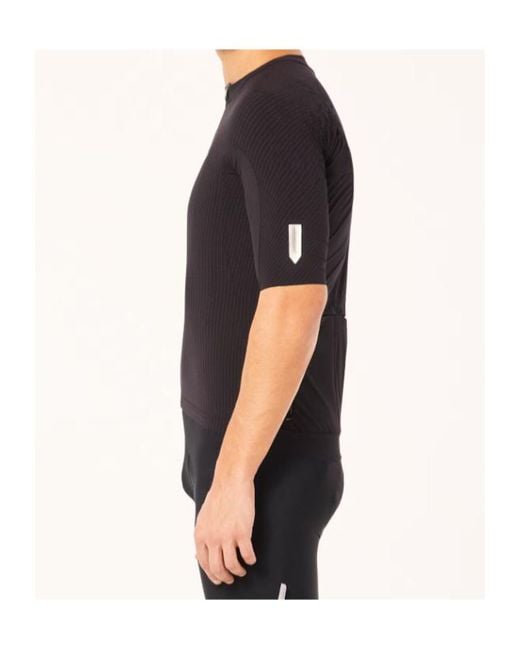 Oakley Black Gridskin Pinstripe Top for men