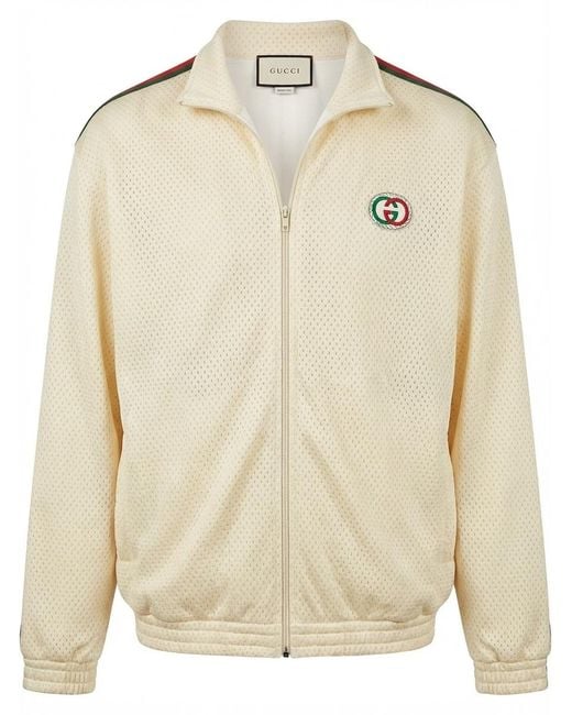 Gucci Natural Braided Trim Track Jacket for men