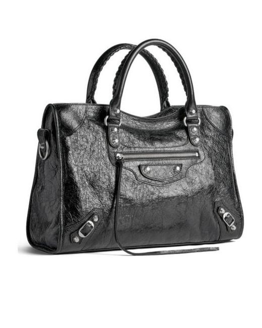 Balenciaga Black Le City Medium Tote Bag