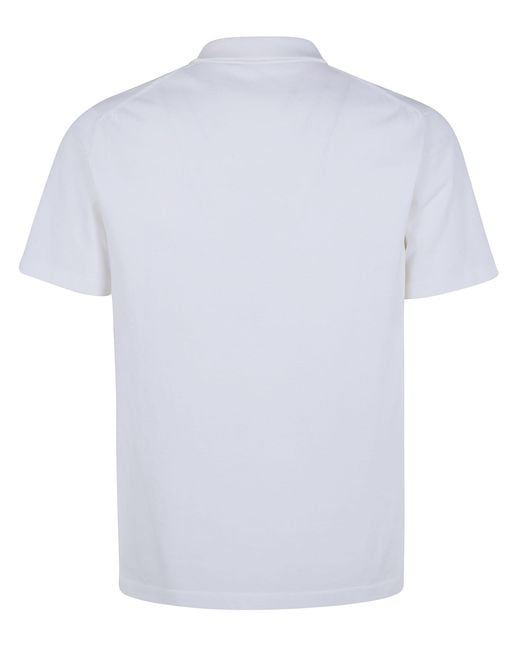 Dondup White Short-Sleeved Polo Shirt for men