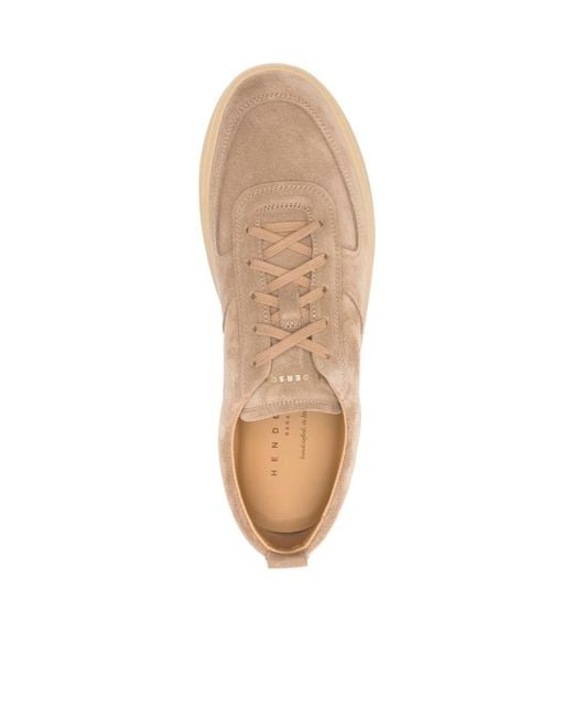 Henderson Natural Lace-Up Low-Top Sneakers for men