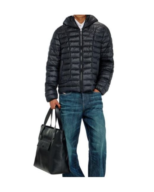 DIESEL Blue W-Stone-Wrd Winter Jacket for men