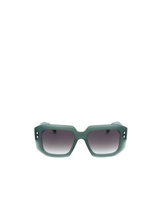 Isabel Marant Multicolor Geometric Frame Sunglasses