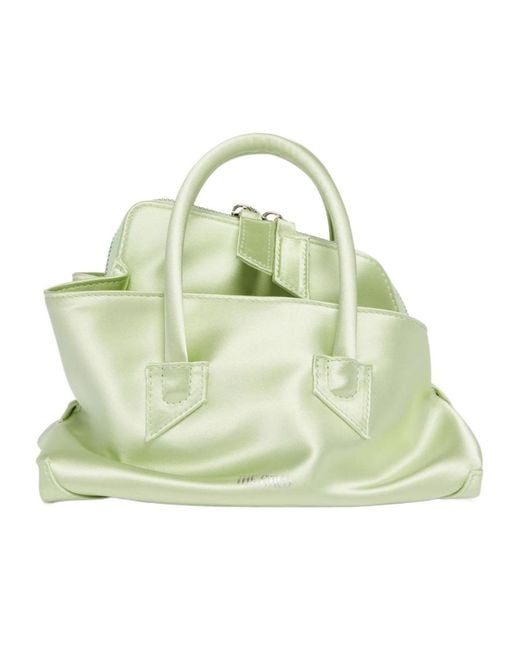 The Attico Metallic The La Passeggiata Mini Top Handle Bag