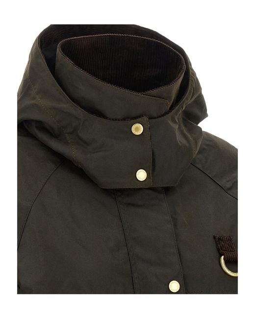 Barbour Black Long-Sleeve Casual Jacket
