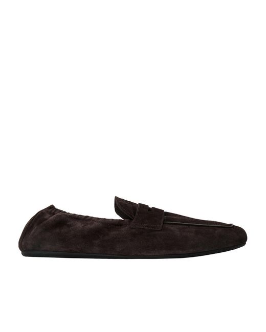 Prada Black Solid Color Loafer for men