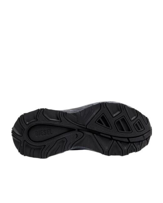 DIESEL Blue D-Cage Low-Top Runner Sneakers for men