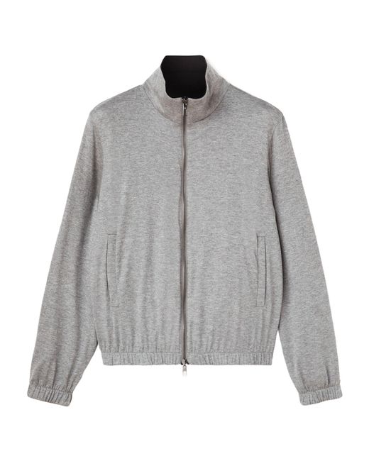 Loro Piana Black Bomber Jacket for men