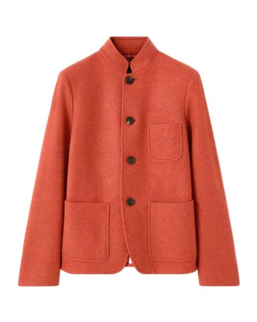 Loro Piana Orange Spagna Mini Sb Casual Jacket