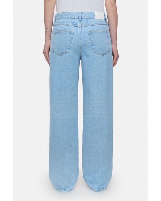 Closed Blue Wide-Leg Denim Jeans