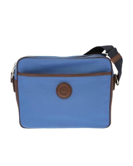 Dunhill Blue Logo Shoulder Bag for men