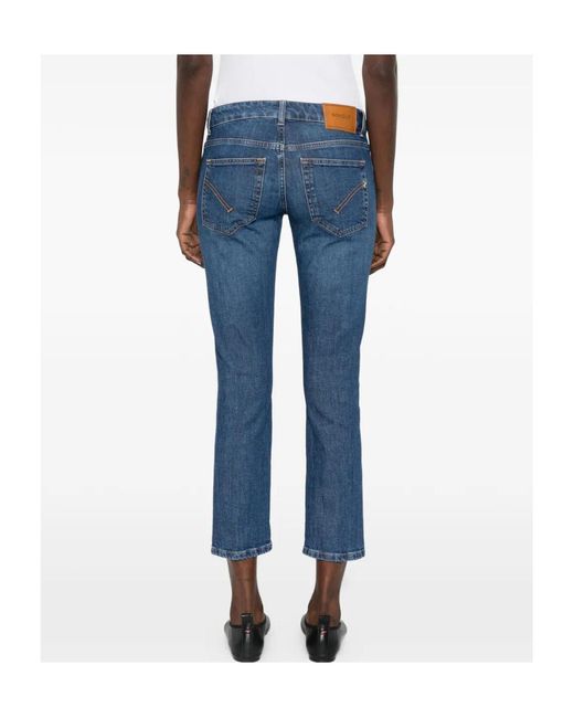 Dondup Blue Strech Cotton Jeans