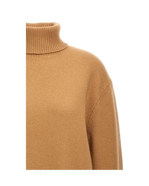 A.P.C. Brown Turtleneck Long-Sleeved Jumper for men
