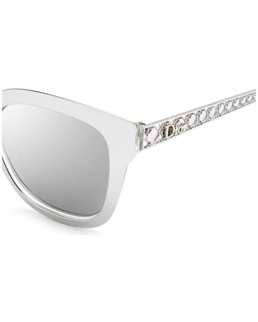 Dior White Logo Sunglasses