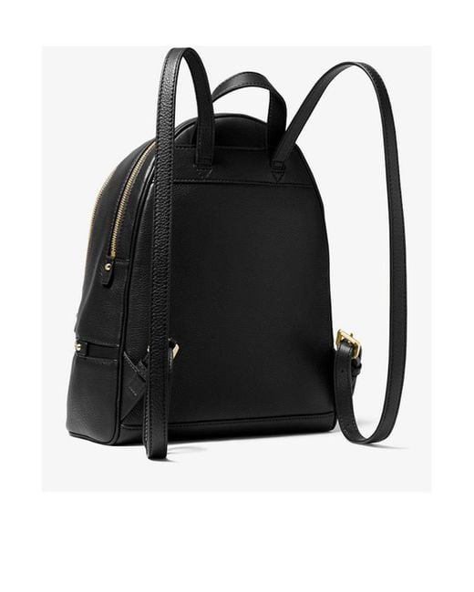 MICHAEL Michael Kors Black Rhea Medium Backpack
