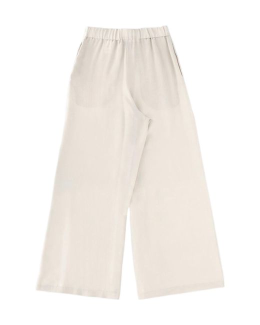 Alysi White Tailored Pants