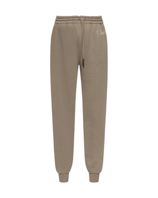 Chloé Gray Elastic Waist Sweatpants
