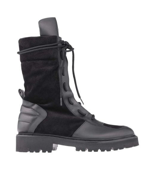 Bally Black Lacing Short Boots