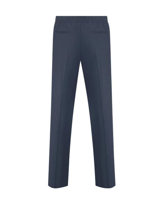 Dior Blue Tailored Track Pants for men